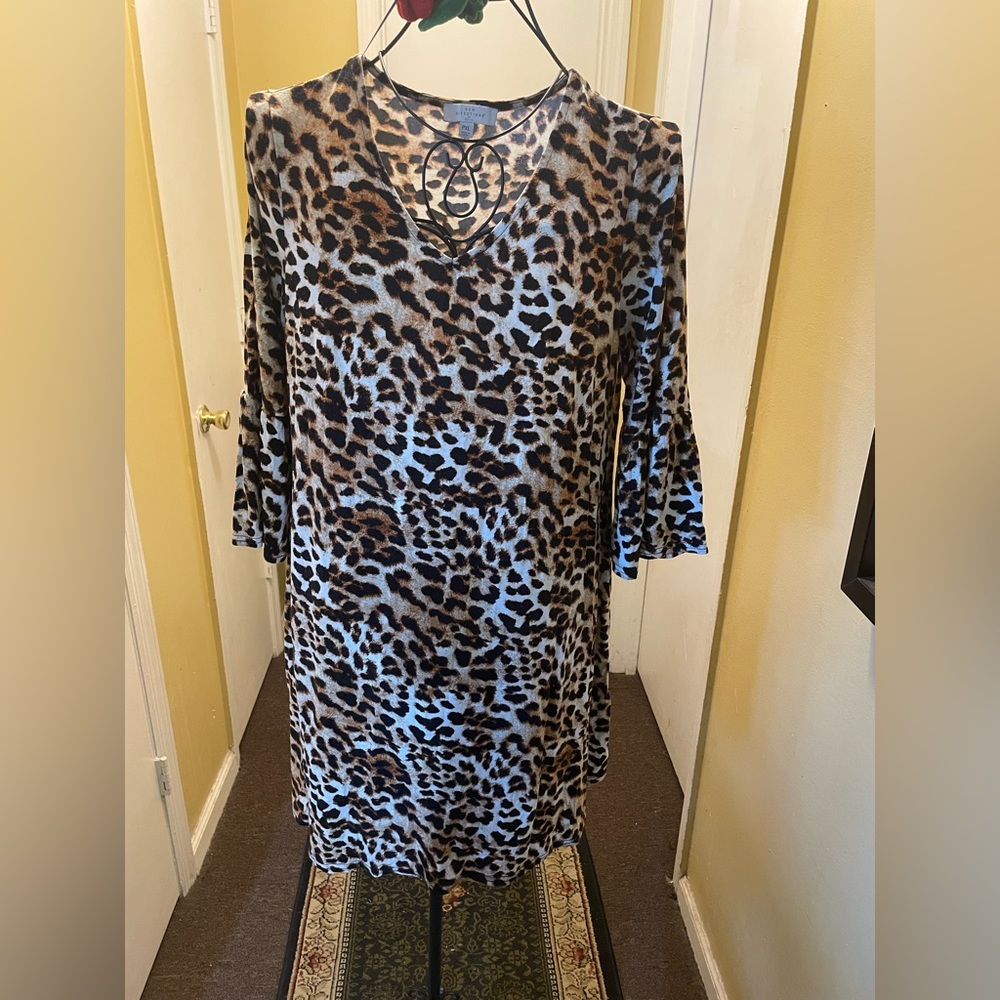 Leopard print women’s dress